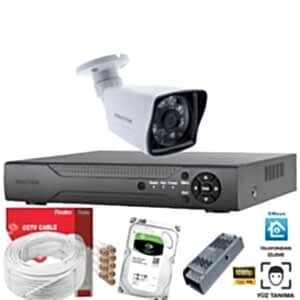 1 Kameralı Set Paket Güvenlik Kamerası