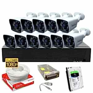 11 Kameralı Güvenlik Kamera Seti