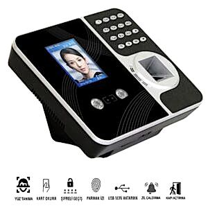 Melitime MT 58 Yüz Tanıma ve Parmak İzi Geçiş Sistemi