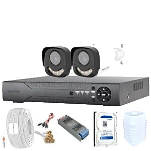 EKO 2 Kameralı Gece Görüşlü Full HD Güvenlik Kamera Seti