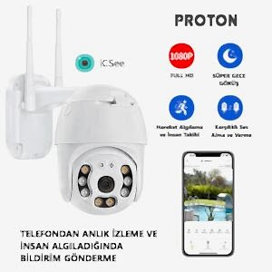 iCSee Motorlu Akıllı Güvenlik Kamerası